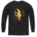 Power Rangers Trini Bolt Long Sleeve Kids Youth T Shirt Black Officially Licensed