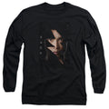 Power Rangers Zack Bolt Mens Long Sleeve Shirt Black Officially Licensed