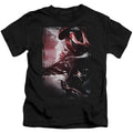 Power Rangers Red Zord Poster Juvenile Kids Youth T Shirt Black Officially Licensed