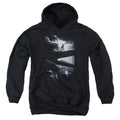 Power Rangers Black Zord Poster Kids Youth Hoodie Black Officially Licensed