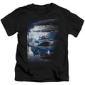 Power Rangers Blue Zord Poster Juvenile Kids Youth T Shirt Black Officially Licensed