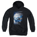 Power Rangers Blue Zord Poster Kids Youth Hoodie Black Officially Licensed