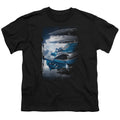 Power Rangers Blue Zord Poster Kids Youth T Shirt Black Officially Licensed