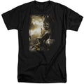 Power Rangers Yellow Zord Poster Mens Tall T Shirt Black Officially Licensed