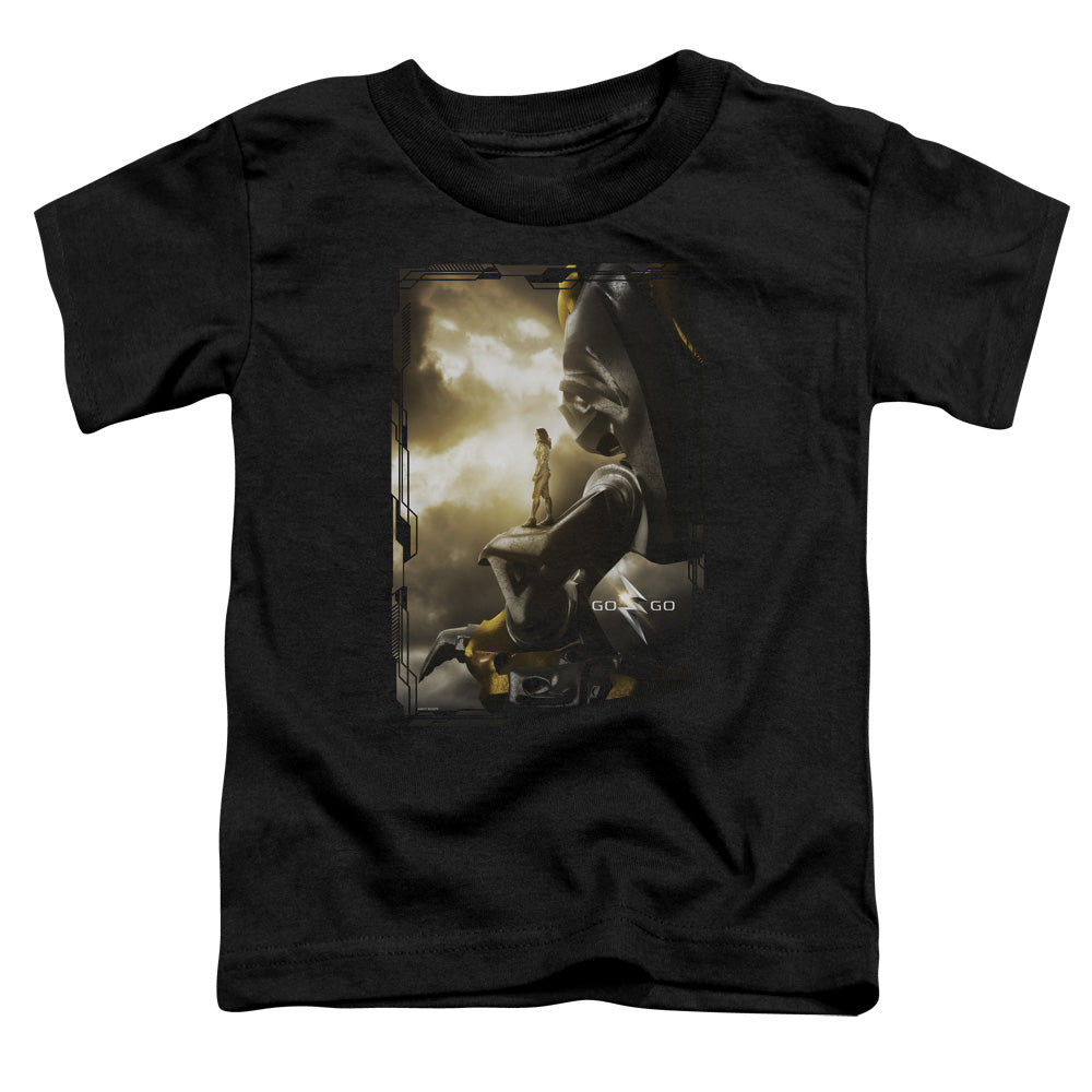 Power Rangers Yellow Zord Poster Toddler Kids Youth T Shirt Black Officially Licensed
