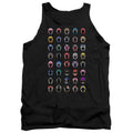Power Rangers Visual Timeline Mens Tank Top Shirt Black Officially Licensed