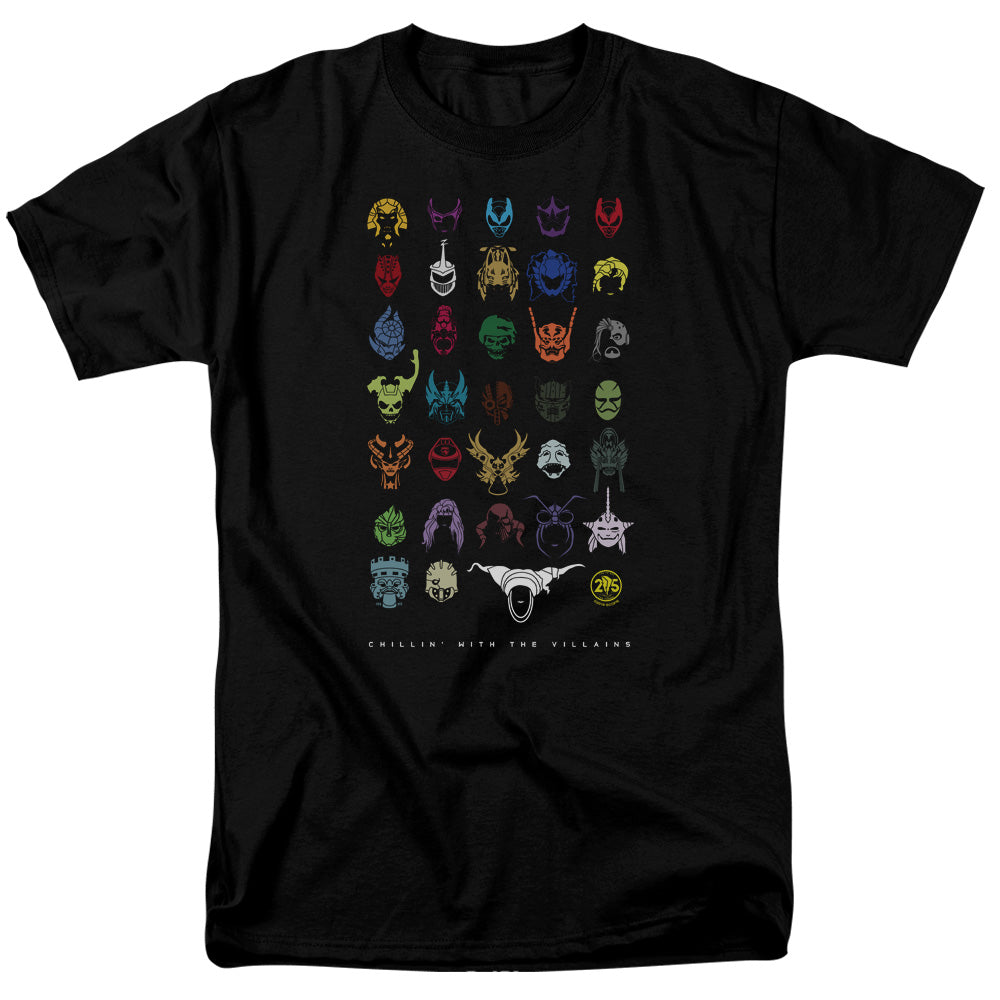 Power Rangers Villains Mens T Shirt Black Officially Licensed
