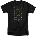 Power Rangers Villains Mens Tall T Shirt Black Officially Licensed