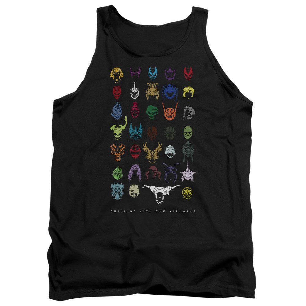 Power Rangers Villains Mens Tank Top Shirt Black Officially Licensed