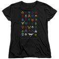 Power Rangers Villains Womens T Shirt Black Officially Licensed