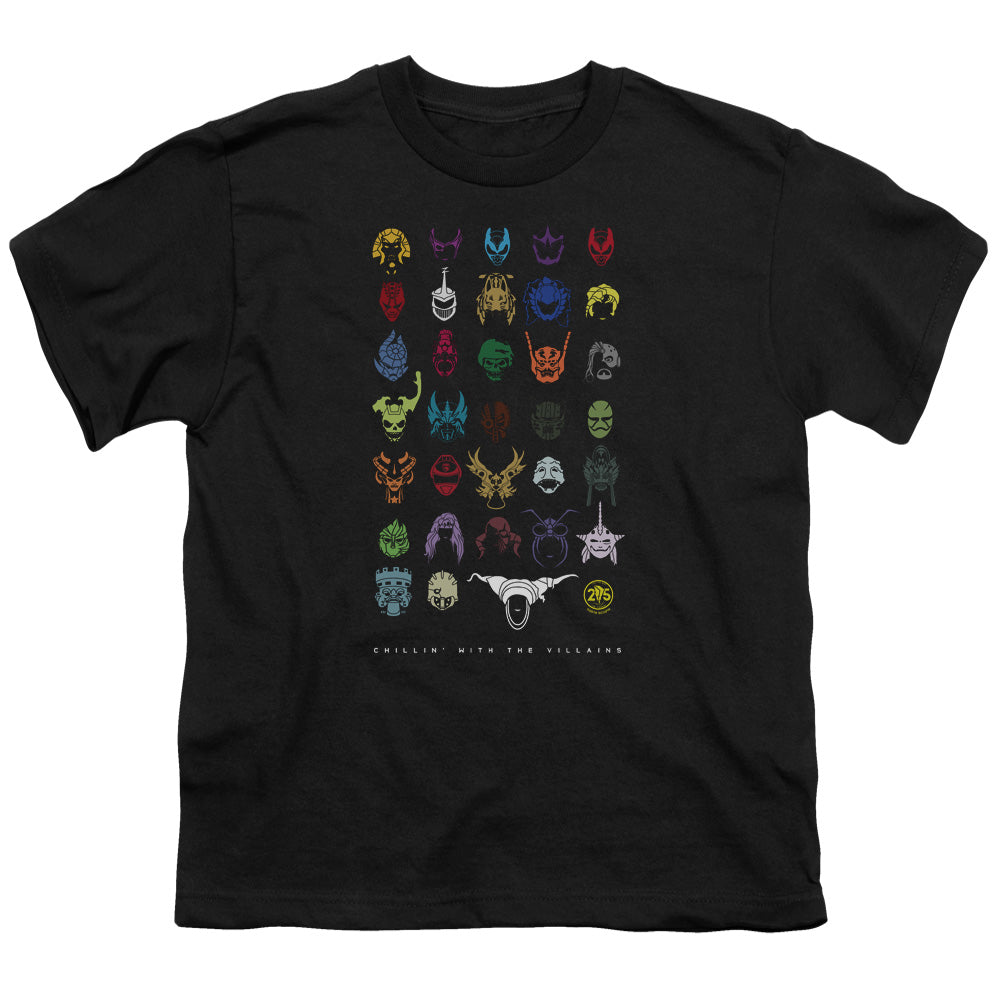 Power Rangers Villains Kids Youth T Shirt Black Officially Licensed