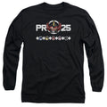 Power Rangers Megazord 25 Mens Long Sleeve Shirt Black Officially Licensed