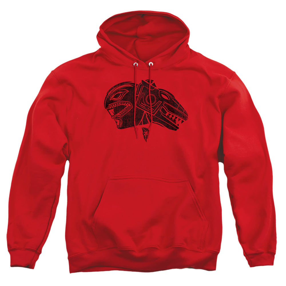 Power Rangers Red Mens Hoodie Red Officially Licensed