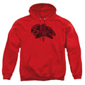 Power Rangers Red Mens Hoodie Red Officially Licensed