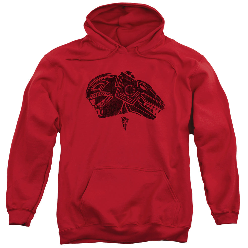 Power Rangers Red Mens Hoodie Red Officially Licensed