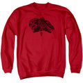 Power Rangers Red Mens Crewneck Sweatshirt Red Officially Licensed
