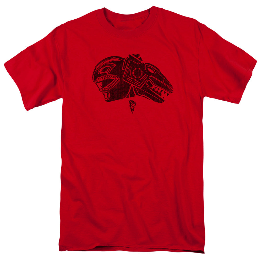 Power Rangers Red Mens T Shirt Red Officially Licensed