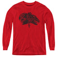 Power Rangers Red Long Sleeve Kids Youth T Shirt Red Officially Licensed