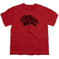 Power Rangers Red Kids Youth T Shirt Red Officially Licensed