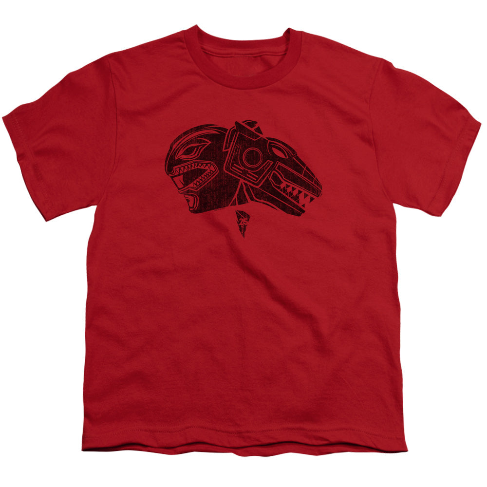 Power Rangers Red Kids Youth T Shirt Red Officially Licensed