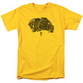 Power Rangers Yellow Mens T Shirt Yellow Officially Licensed