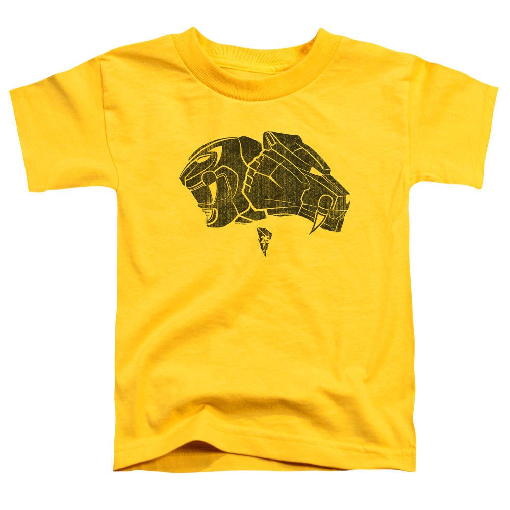 Power Rangers Yellow Toddler Kids Youth T Shirt Yellow Officially Licensed