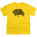 Power Rangers Yellow Kids Youth T Shirt Yellow Officially Licensed