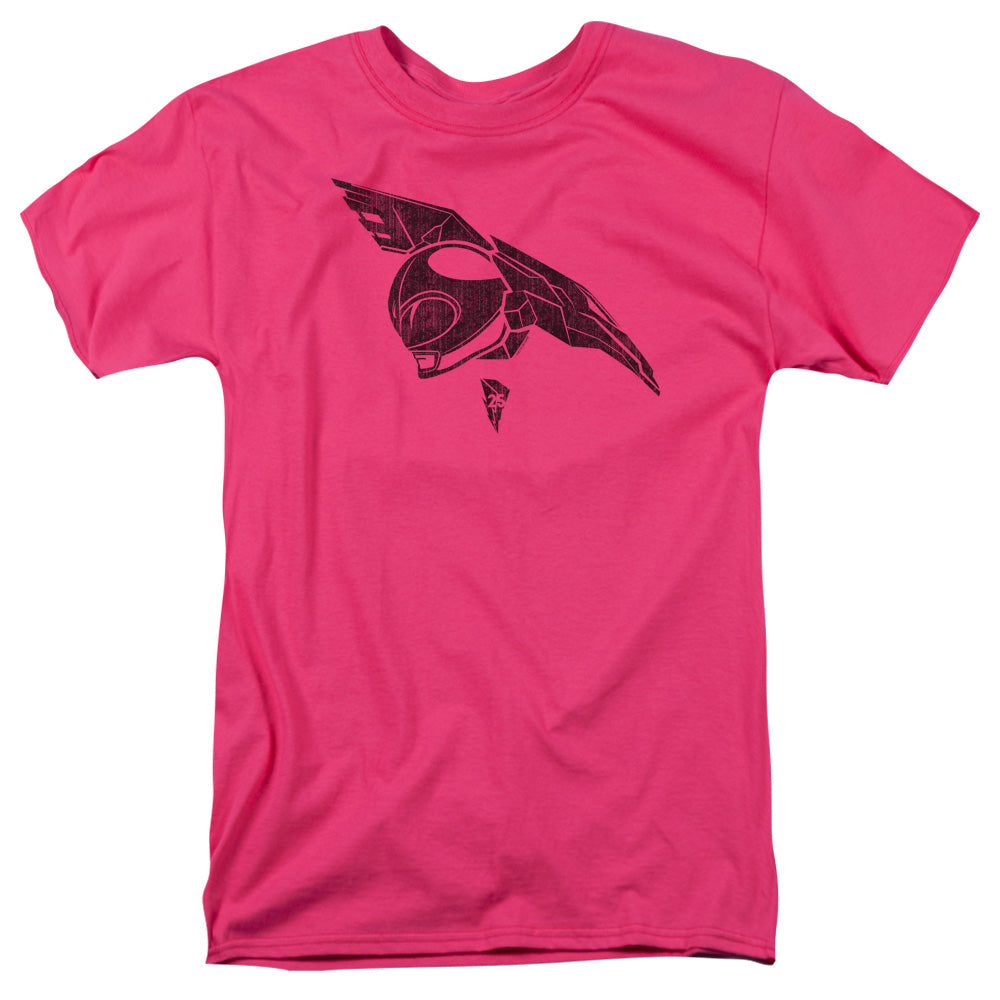 Power Rangers Pink Mens T Shirt Hot Pink Officially Licensed