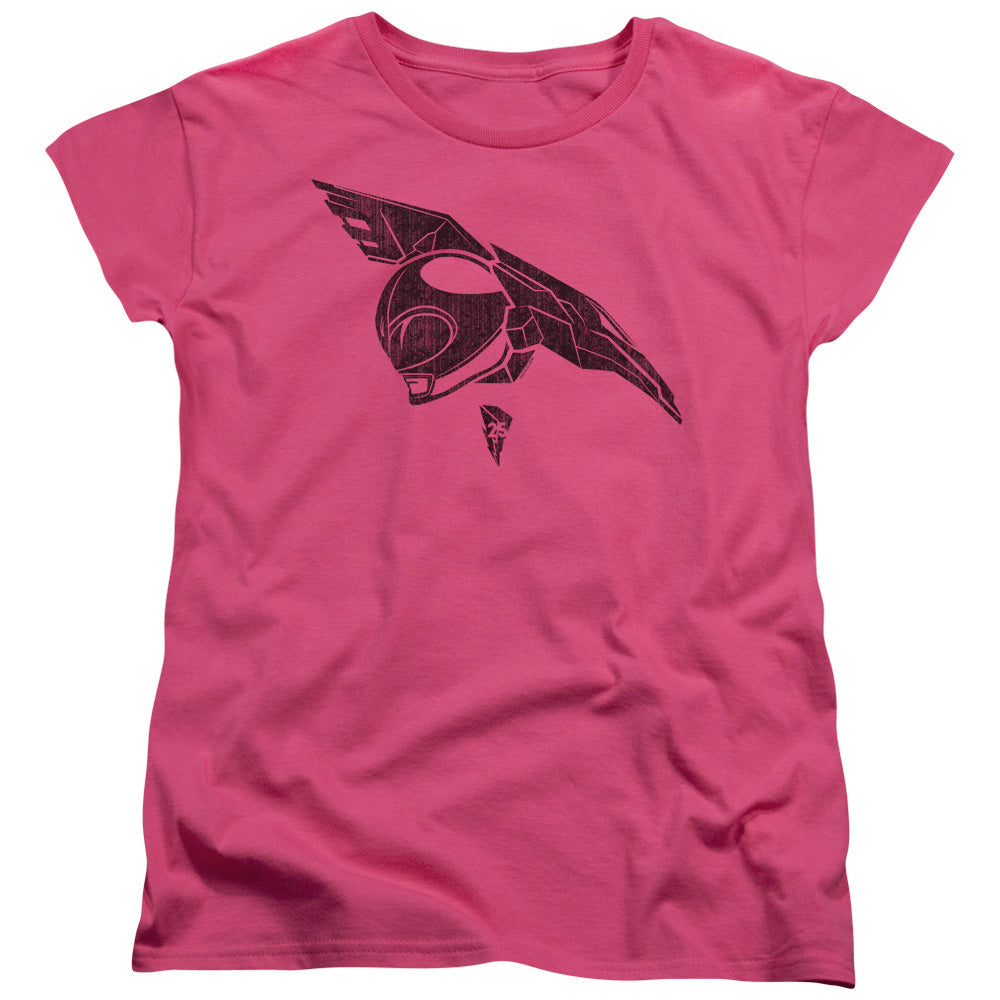 Power Rangers Pink Womens T Shirt Hot Pink Officially Licensed