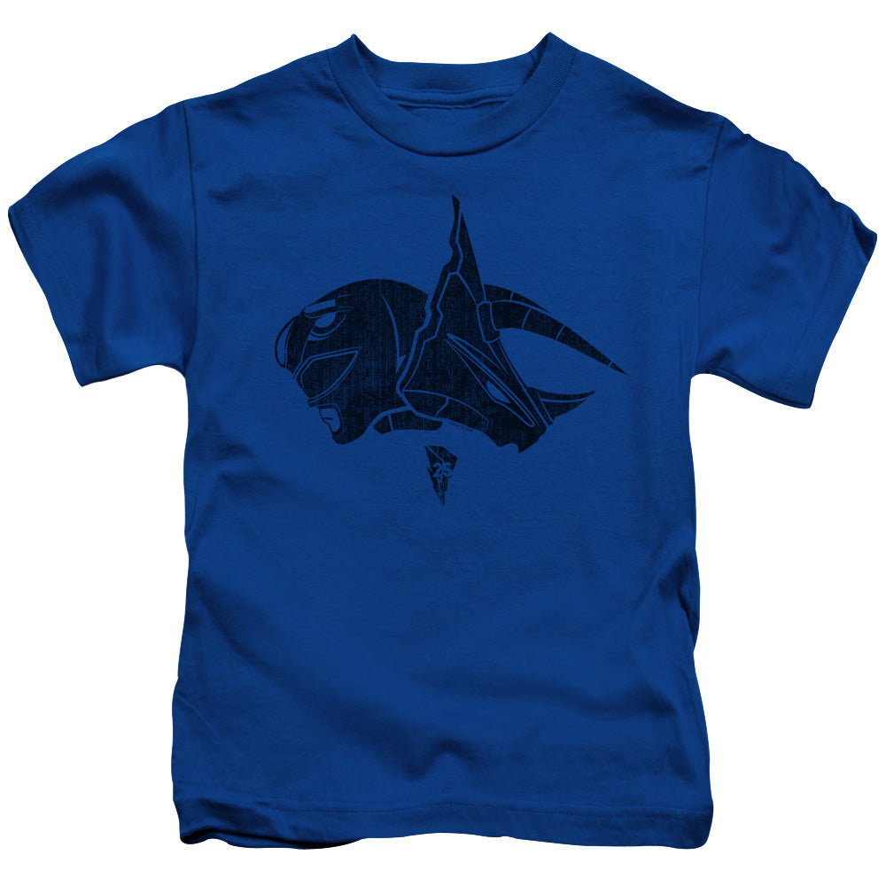 Power Rangers Blue Juvenile Kids Youth T Shirt Royal Blue Officially Licensed