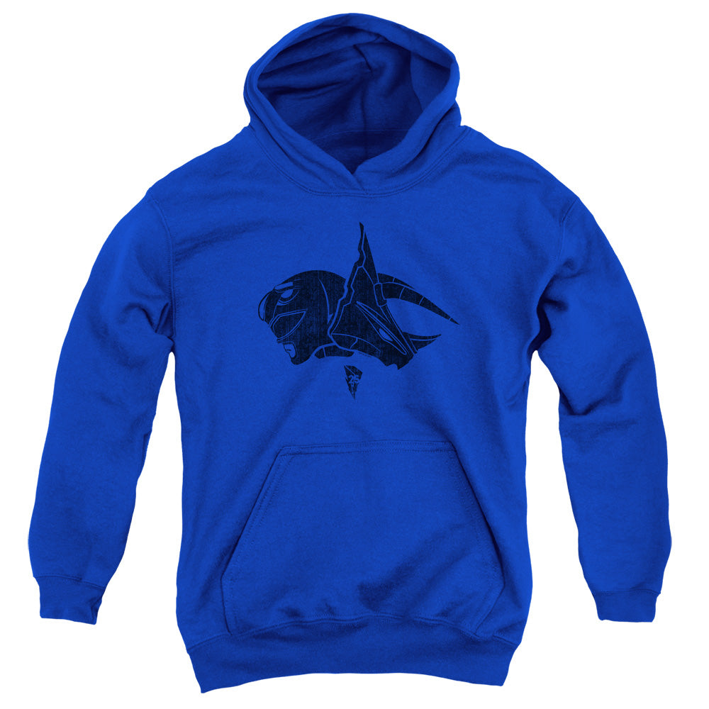 Power Rangers Blue Kids Youth Hoodie Royal Blue Officially Licensed