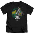 Power Rangers Green 25 Juvenile Kids Youth T Shirt Black Officially Licensed