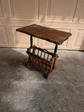 Antique Vintage wooden magazine rack/table