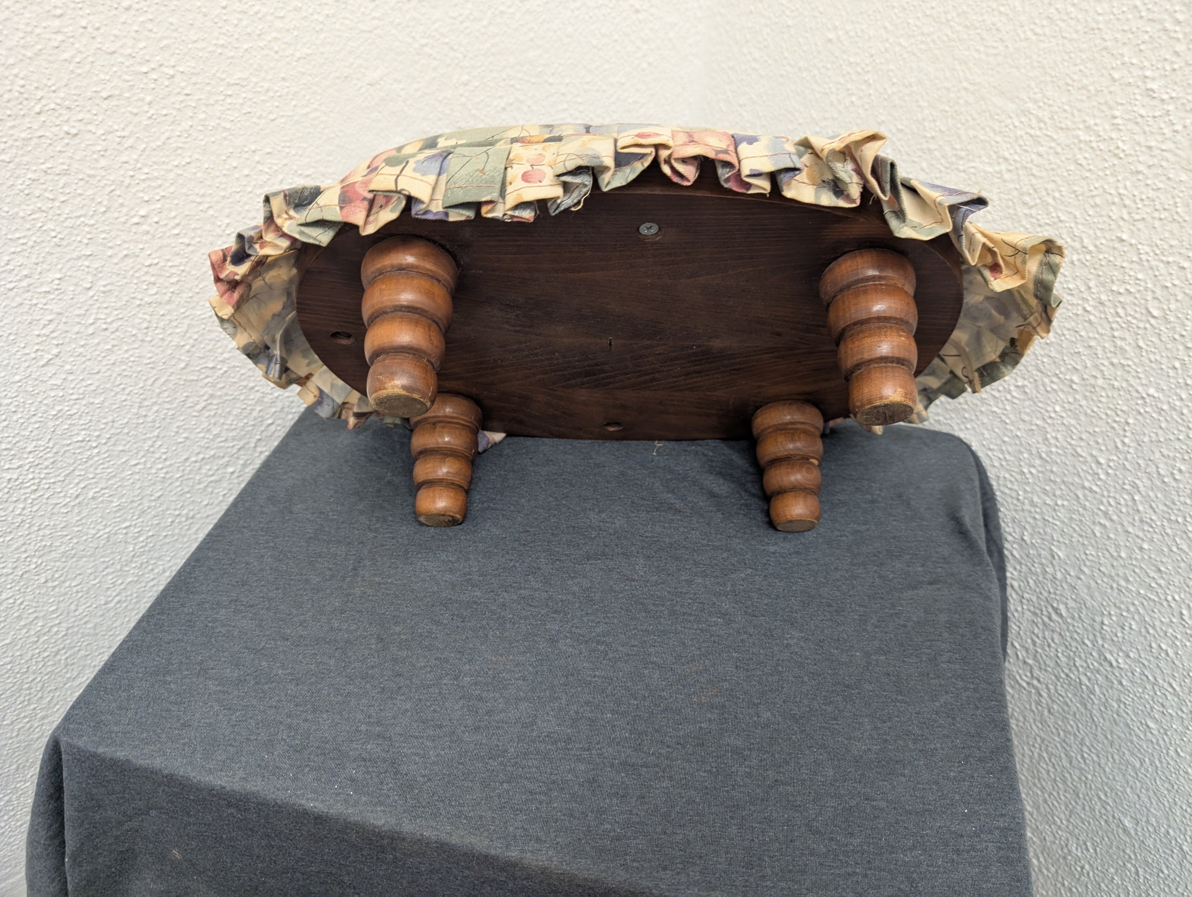 Vintage custom footstool