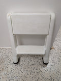 EZ Step Folding Stool, 2-Step, White