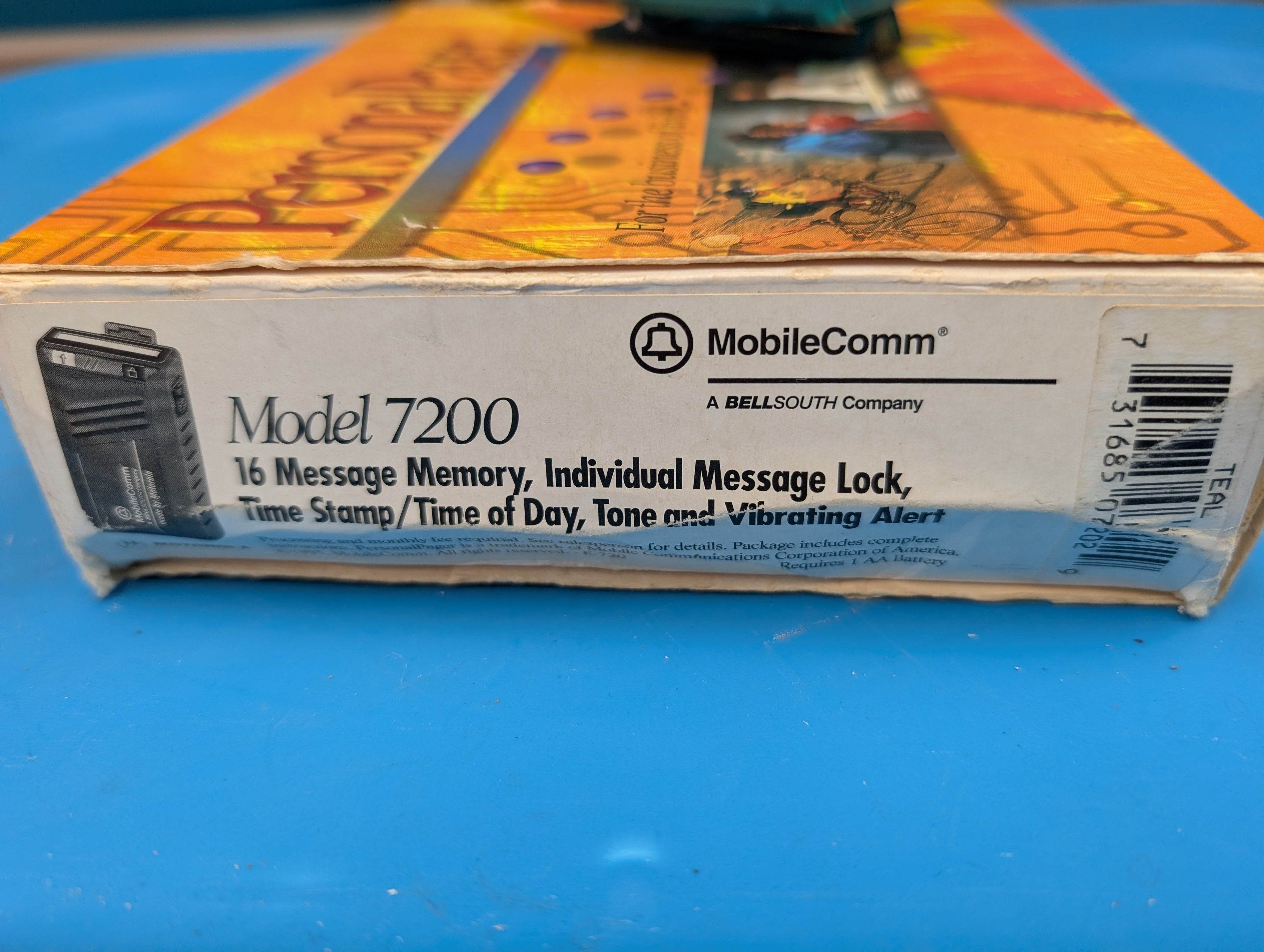 Panasonic MobileComm personal pager model 6800 vintage, beeper with original box