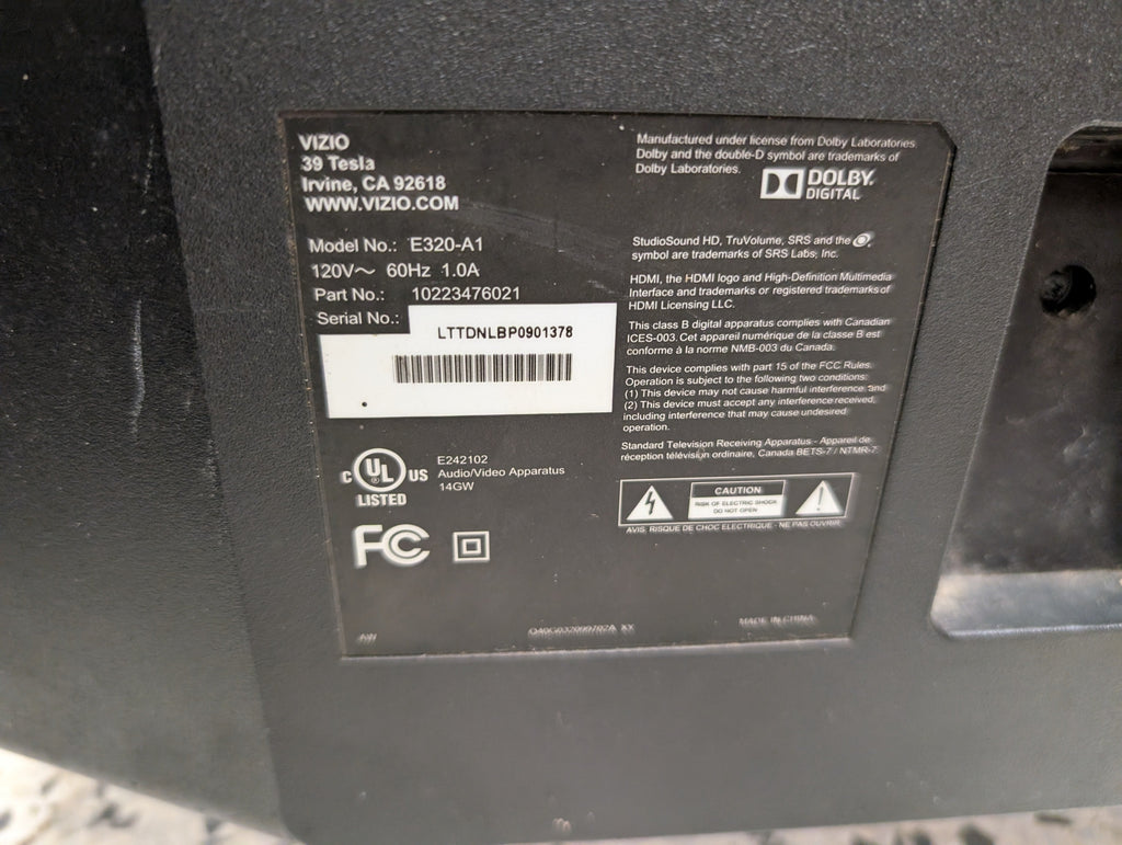Vizio E E320-a1 32" 720p LED-LCD TV