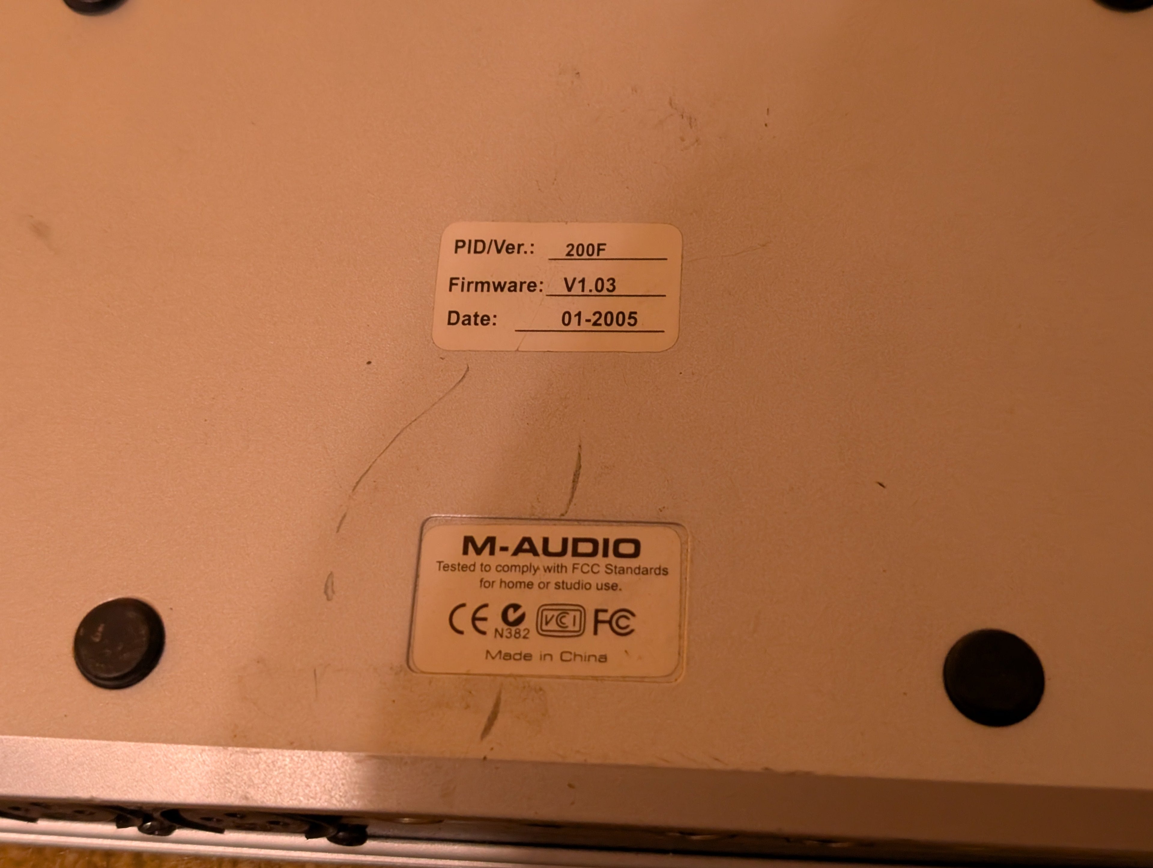 M-Audio Mobile Pre USB Preamp and Audio Interface 48v Phantom Power 200F V1.03