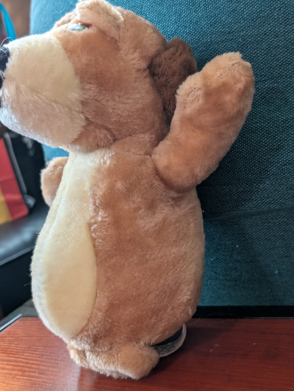Vintage America Brechner Dog Brown Puppy Brown 11” Plush Stuffed Animal