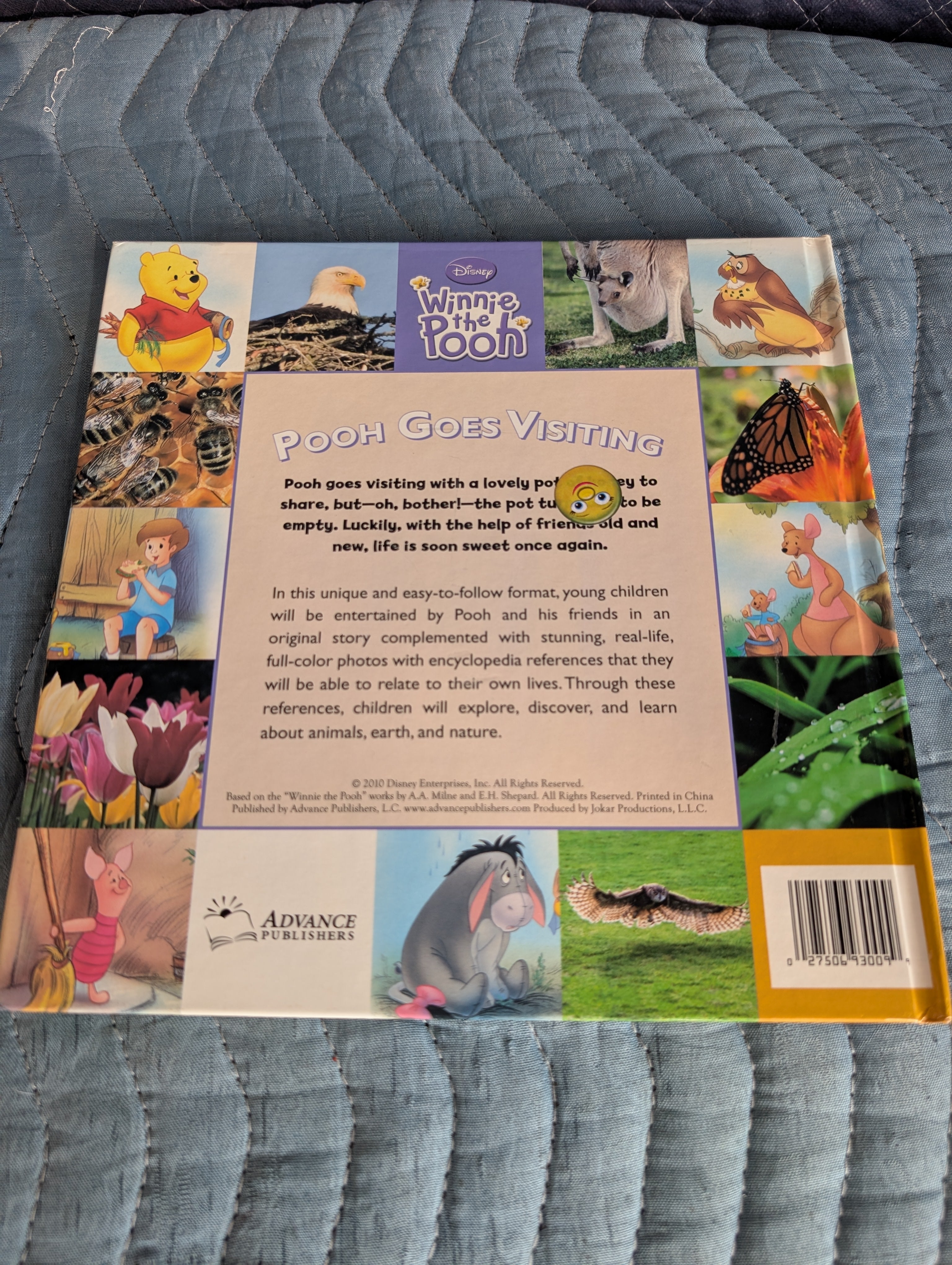 Winnie the Pooh: Three book collection, kids, learning