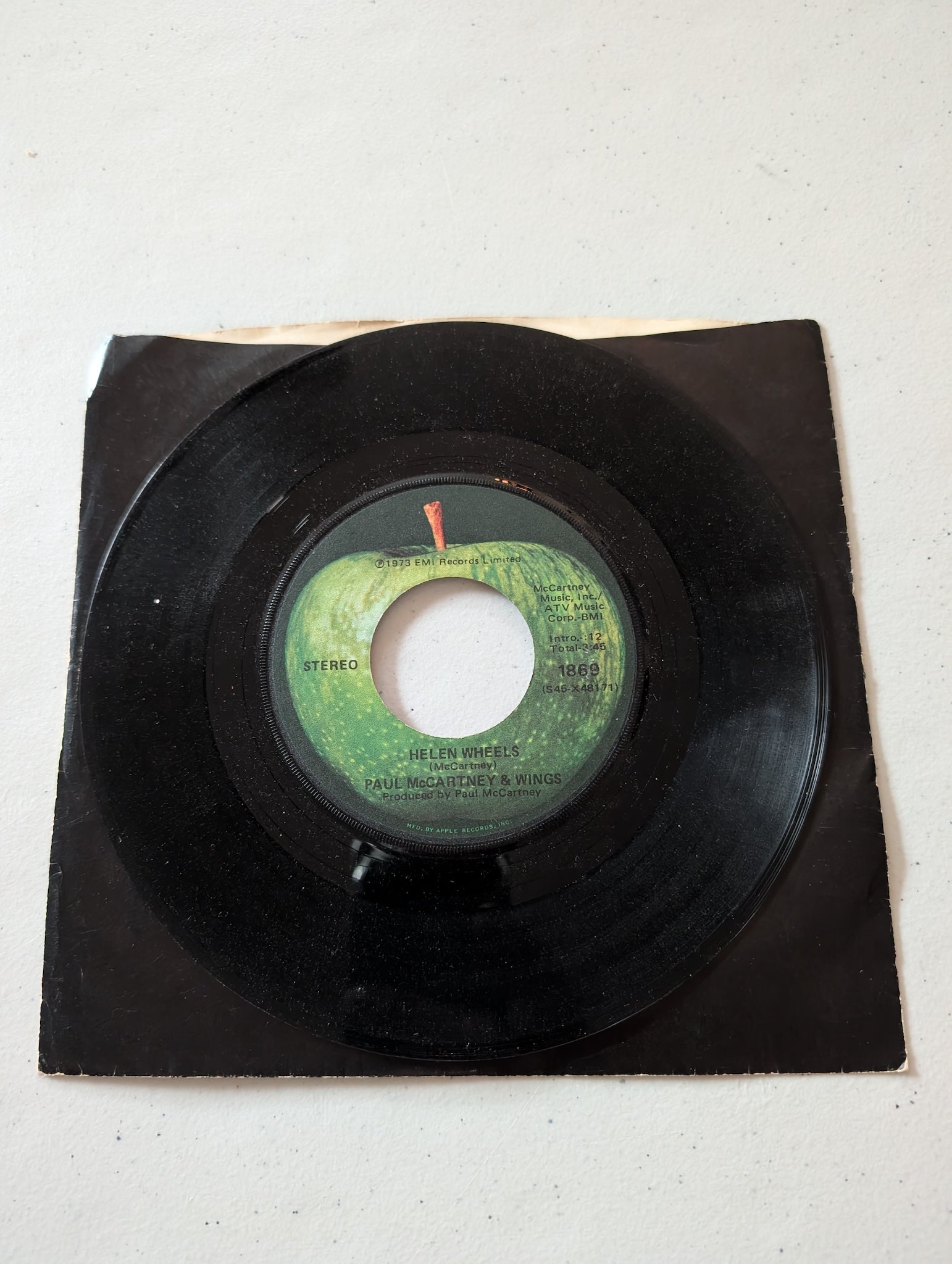 Paul McCartney and Wings - Helen Wheels - Country Dreamer (7 in, 45 RPM, Single, Vinyl Record Album)