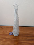 Spun Wire Tabletop Tree from Holiday Time (Walmart) -  Holiday Decor (Metal Tabletop Decor, Modern, Minimalist, Glam, Silver)