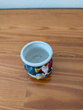 Santa Votive Holder from Unknown -  Holiday Decor (Ceramic Votive Holder, Traditional, Dark Blue, White, Red)