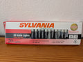 20 Icicle Lights from Sylvania - 2000s Holiday Lighting (Plastic, Glass, Copper Wire Christmas Lights, Traditional, White)