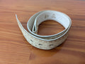 Tooled Leather Belt from Unknown -  Apparel / Accessories (Leather Belt, Western, Country, Cream)