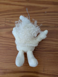 Fuzzy Yarn Angel/Gnome Ornament from Unknown -  Ornaments (Fabric, Yarn Ornament, Whimsical, Scandinavian, White, Silver)