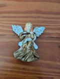 Gold Angel Ornament from Unknown -  Ornaments (Resin Ornament, Traditional, Religious, Gold, White)