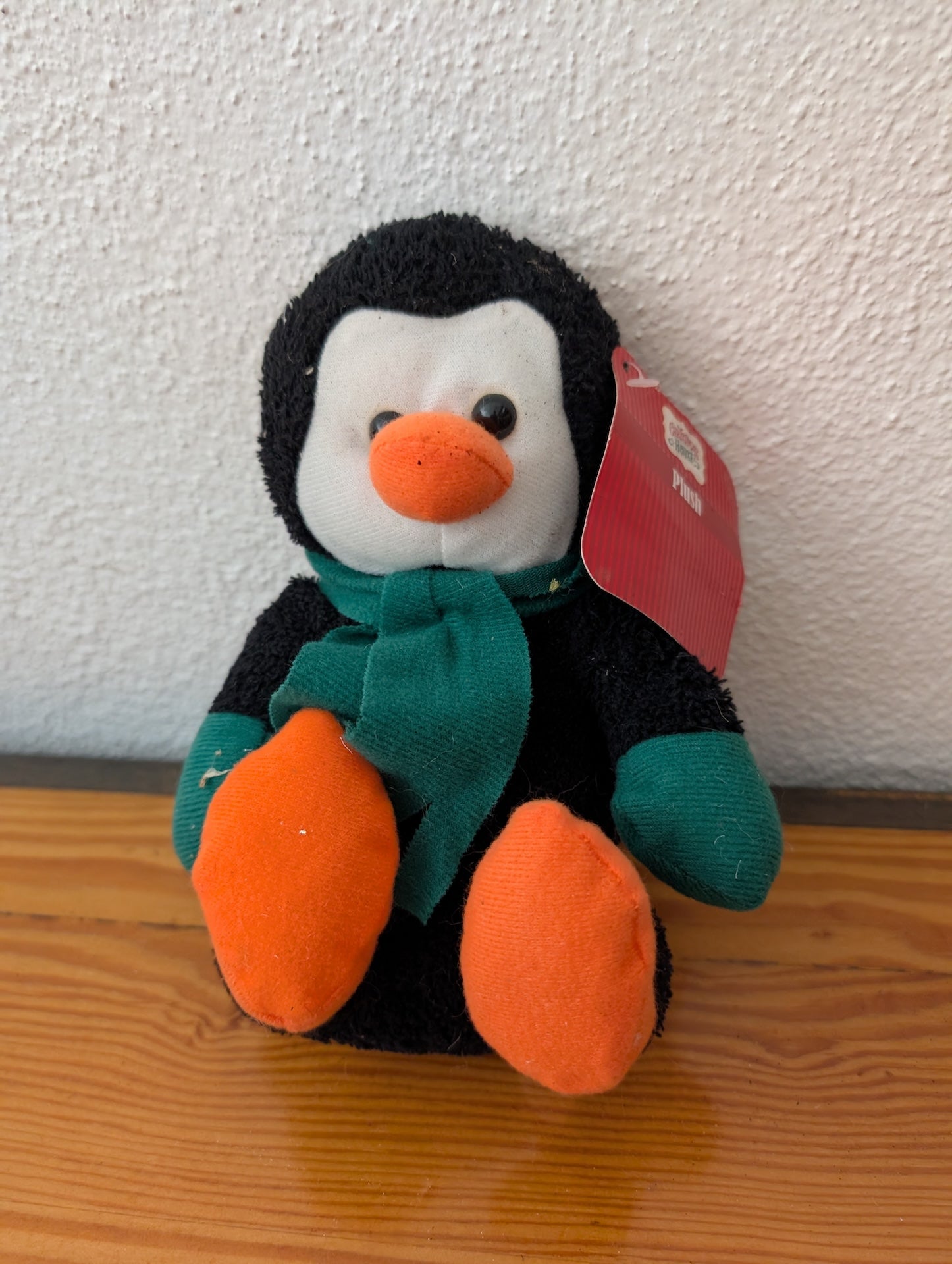 Holiday Time Penguin Plush from Holiday Time (Walmart) -  Toys (Plush, Fabric Plush Toy, Christmas, Kids, Black, White, Green, Orange)