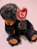 Blackie the Bear - Ty Beanie Baby (Black, 1994, Plush Toy, Stuffed Animal, MWMT, Vintage, Retired)