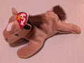Derby the Horse - Ty Beanie Baby (Brown, 1995, Plush Toy, Stuffed, Animal, MWMT, Vintage, Retired)